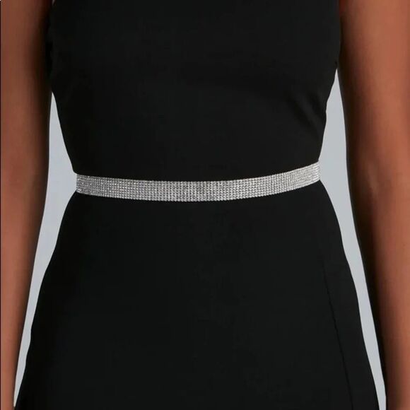 Victoria’s Secret Rhinestones Elastic Waistband Crystal Women\'s 1 In Dress Belt main image 13